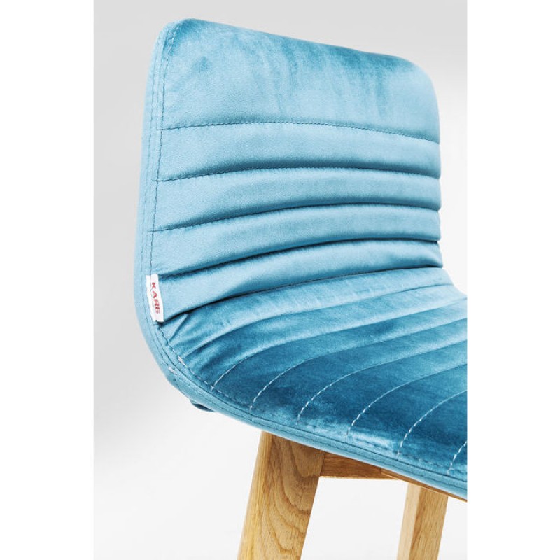 Bar Stool Lara Velvet Bluegreen